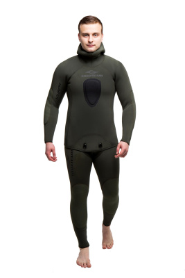 Гидрокостюм Hunter 7мм ультраспан/открытая пора олива
